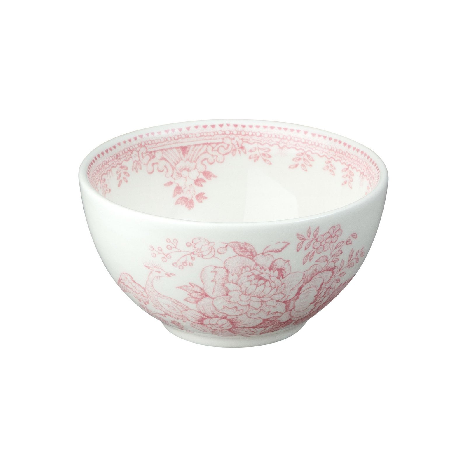Pink Asiatic Pheasants Sugar Bowl 9.5cm/4" - Image 2
