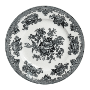 Black & White Asiatic Pheasants Plate 25cm/10"