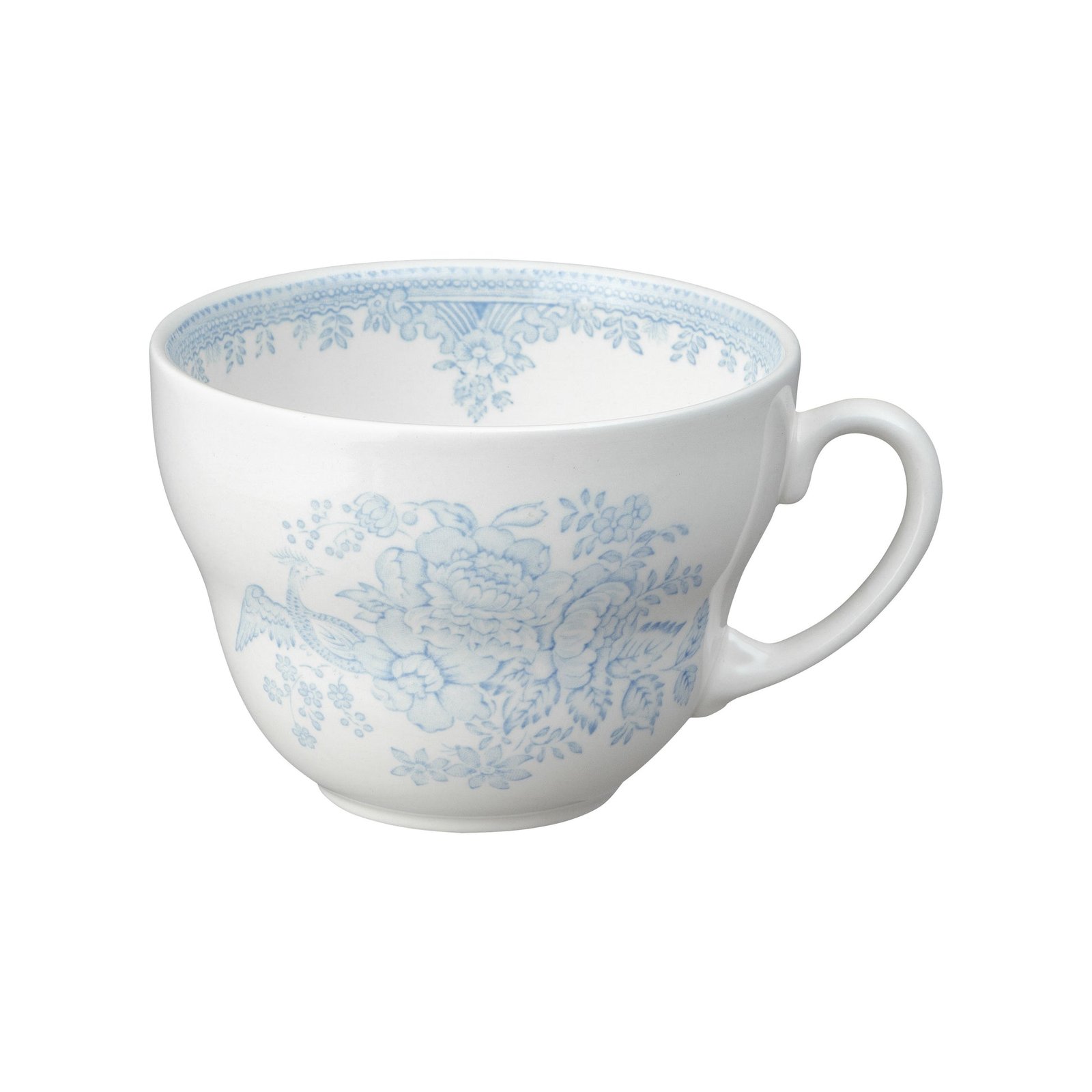 Blue Asiatic Pheasants Breakfast Cup 420ml/0.75pt Seconds - Image 2