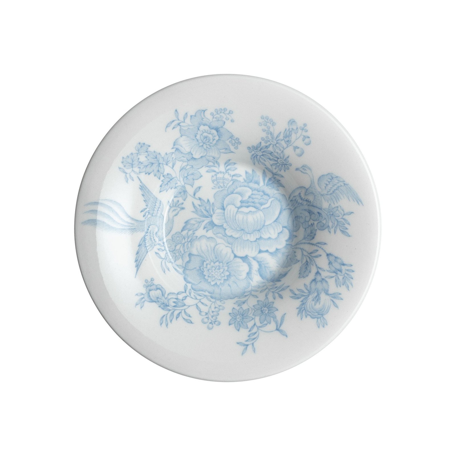Blue Asiatic Pheasants Espresso Saucer - Image 2