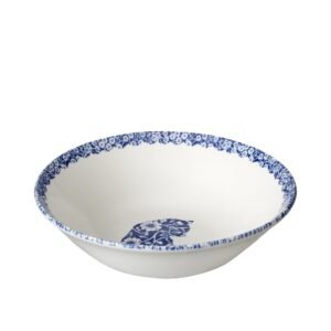 Blue Calico Cat Cereal Bowl