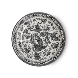 Black Regal Peacock Breakfast Saucer