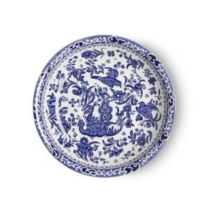 Blue Regal Peacock Breakfast Saucer