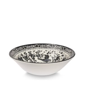 Black Regal Peacock Cereal Bowl 16cm/6.25"