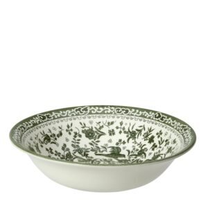 Alternative view of Green Regal Peacock Pudding/Soup Bowl 20cm/8"