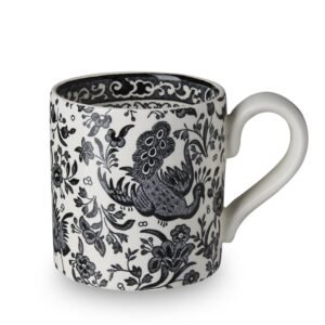 Black Regal Peacock Half Pint Mug 284ml/0.5pt