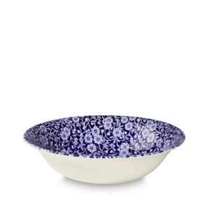 Pudding/Soup Bowl - Blue Calico Pudding / Soup Bowl 20.5cm/8"