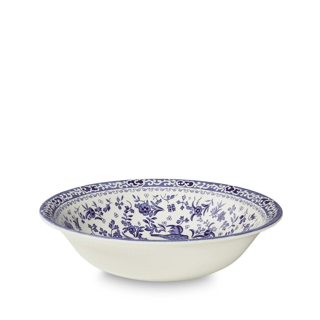 Blue Regal Peacock Pudding / Soup Bowl 20.5cm/8"