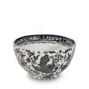 Sugar Bowl - Black Regal Peacock Sugar Bowl 12cm/4.75"