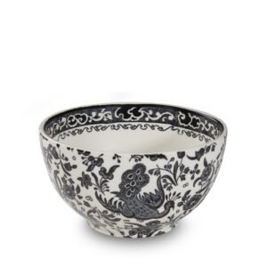 Black Regal Peacock Sugar Bowl 9.5cm/4"